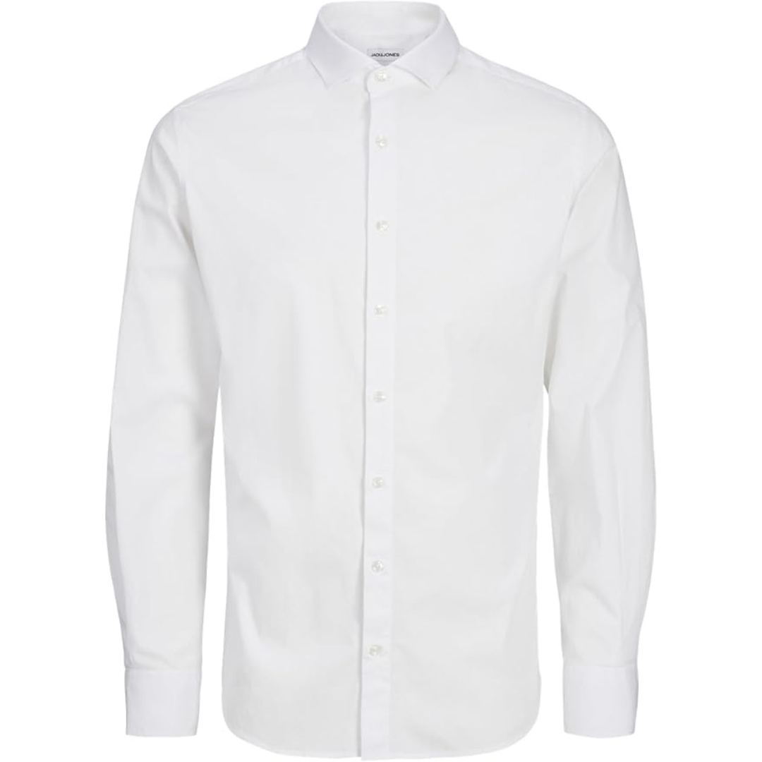 J&J Bela Muška Košulja JPRBLAJAXON STRETCH SHIRT